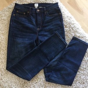NWT J.Crew Cropped High Rise Skinny Jean